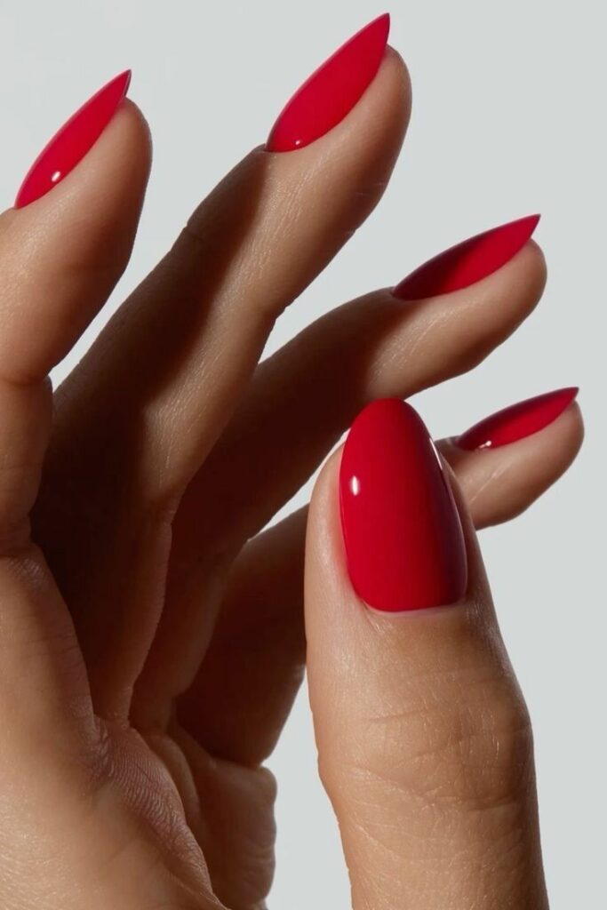 vernis semi permanent rouge